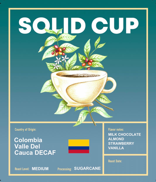 Colombia Valley De Cauca DECAF